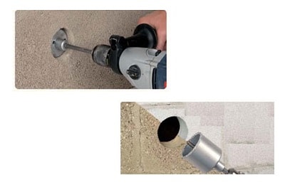 Cortes, furos e outros serviços